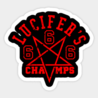 Lucifer Champs v2 Sticker